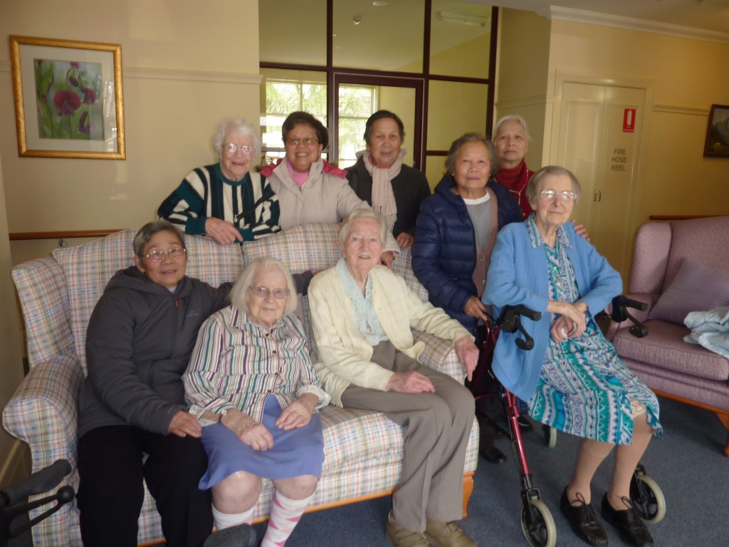 Thăm các Sr ở nursing home StMaryMacKillop 1